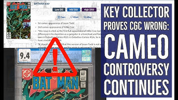 Key Collector Proves CGC Wrong: Cameo Controversy Continues