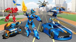 Police Robot Car Dino Robots screenshot 4