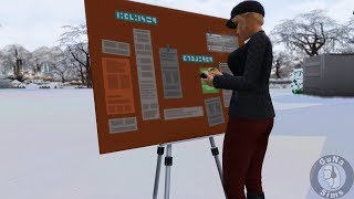Вопросы по игре The Sims 4 Как получить новую доску, стенд, для презентаций, взамен пропавшей