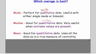 Famous Edexcel S1 Tutorial 1 Measures of location Net Worth