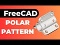 FreeCAD Circular Pattern on Cylinder