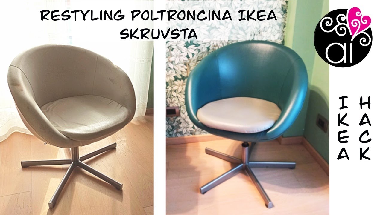 Ikea Hack | Restyling Poltroncina Ikea Skruvsta con vernici Fleur Paint -  YouTube