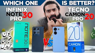 Infinix Note 30 Pro VS Tecno Camon 20 Pro | Detailed Comparison | Which One You Should Buy !!🤔🤔