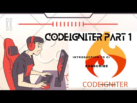 Codeigniter part One