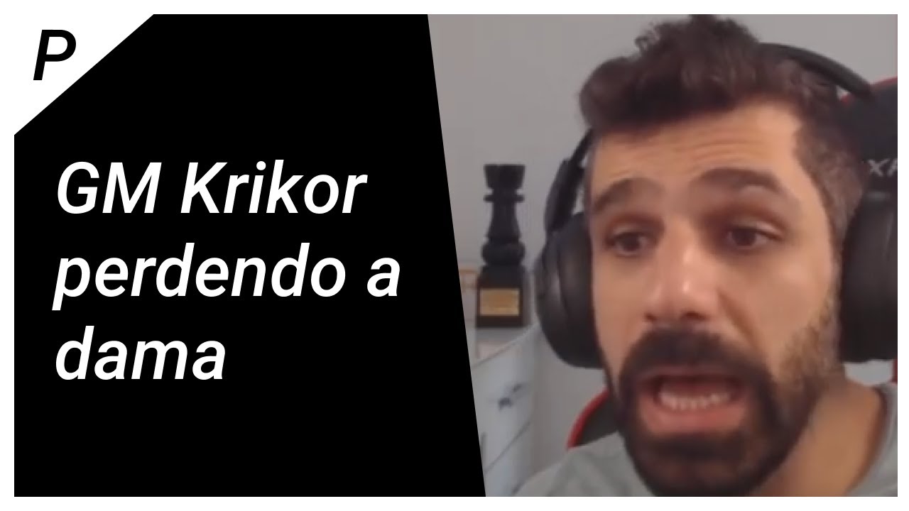 GM Krikor faz VIRADA com DAMA A MENOS e TILTA O MESTRE AO VIVO!! 