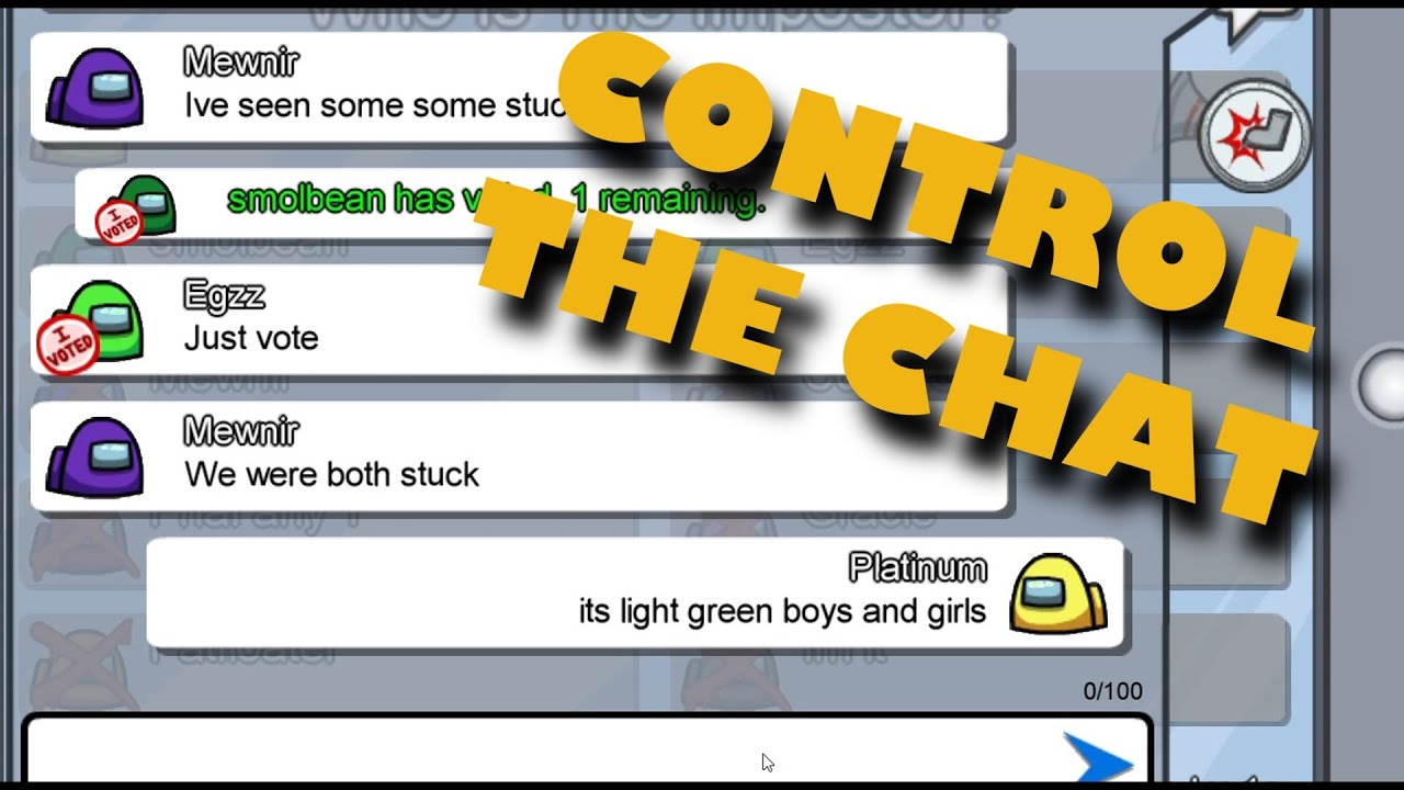 How To Control The Chat Room In Among Us And Win Almost Everytime