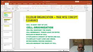 GRADE 6 GENERAL SCIENCE -CELLULAR ORIGINIZATION CHAPTER 1 CELL