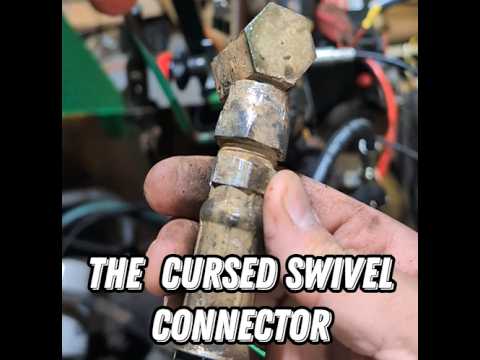 Terramite T5C Repair:  Fighting a Cursed Swivel Fitting