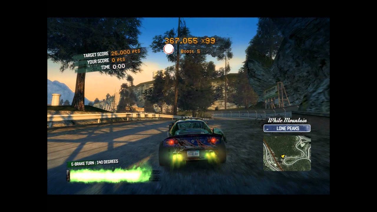 Burnout Paradise Stunt Run 71 million