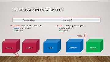 07 Lenguaje C - Variables y constantes