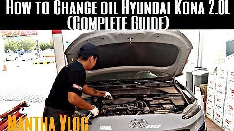 How to change oil Hyundai kona 2021 model (Complete Guide)