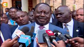 Raila, Kalonzo, Mudavadi attend parliament in support of the handshake
