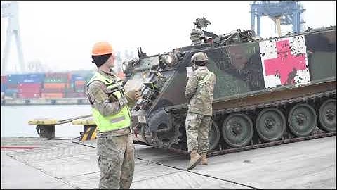Operation Atlantic Resolve Arrives at Port Gdynia | Poland