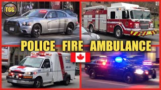 Sirens of Vancity! - Intense Police, Fire & Ambulance Responses! [COMPILATION]