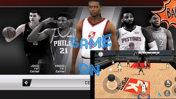 NBA 2K20 IOS/ANDROID My career EP 1 - Player Creation and 1st Game!!