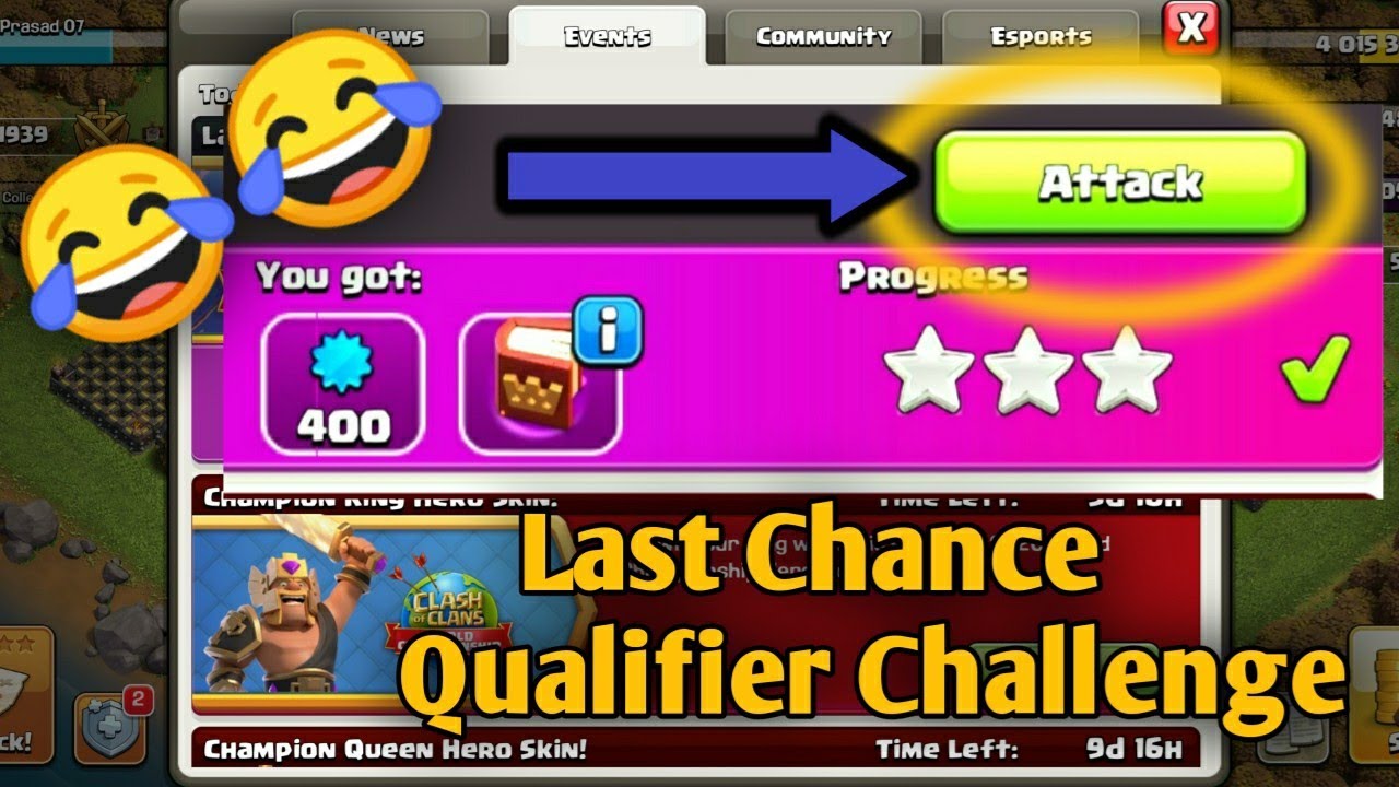 3 star attack on Last Chance Qualifier Challenge || C__S Gamer || 🔥🚀 