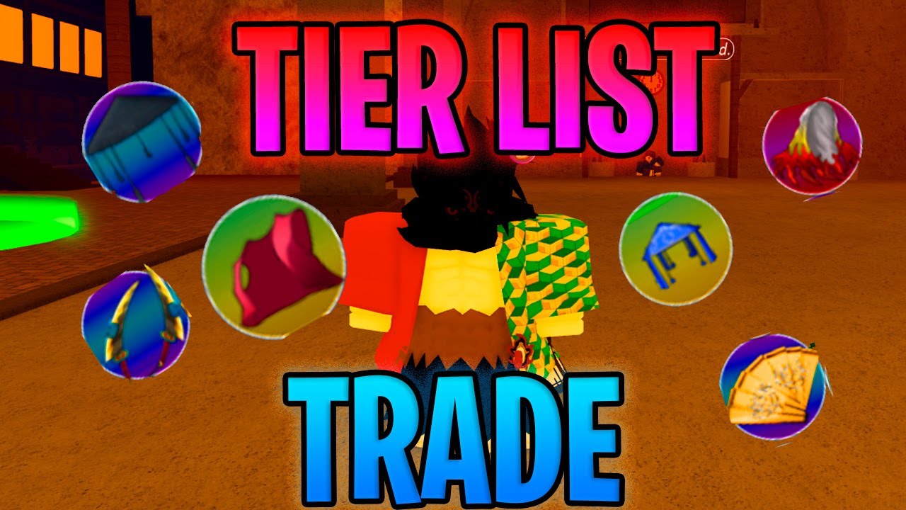 Tier list for trade items, Project Slayers Wiki