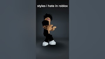styles i hate in roblox #shorts #roblox #hate #bacons #bacon #r6 #baconhater #slender #slenders