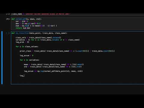 Tutorial 6: Naive Bayes: Part 7