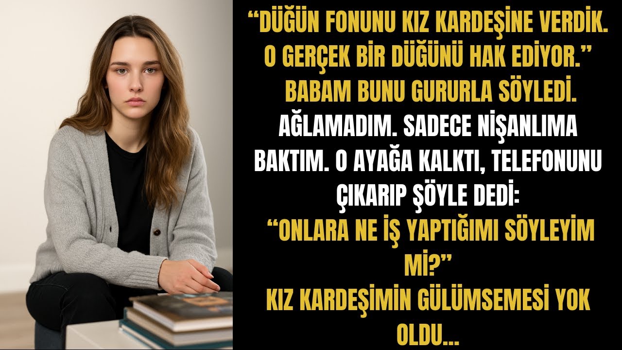 BABAM DÜĞÜN PARASINI KIZ KARDEŞİME VERDİ… AMA NİŞANLIMIN SÖYLEDİĞİ TEK CÜMLE HER ŞEYİ DEĞİŞTİRDİ! 💔