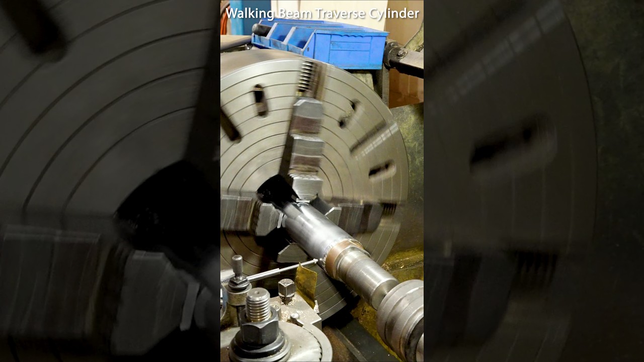 Dry Fitting Hydraulic Rod, Piston & Gland in Lathe