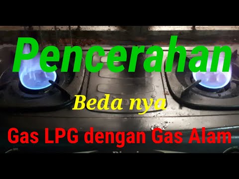 Pencerahan:Beda LPG(gas dalam tabung gas)dengan Gas Alam(gas mengalir dalam pipa)