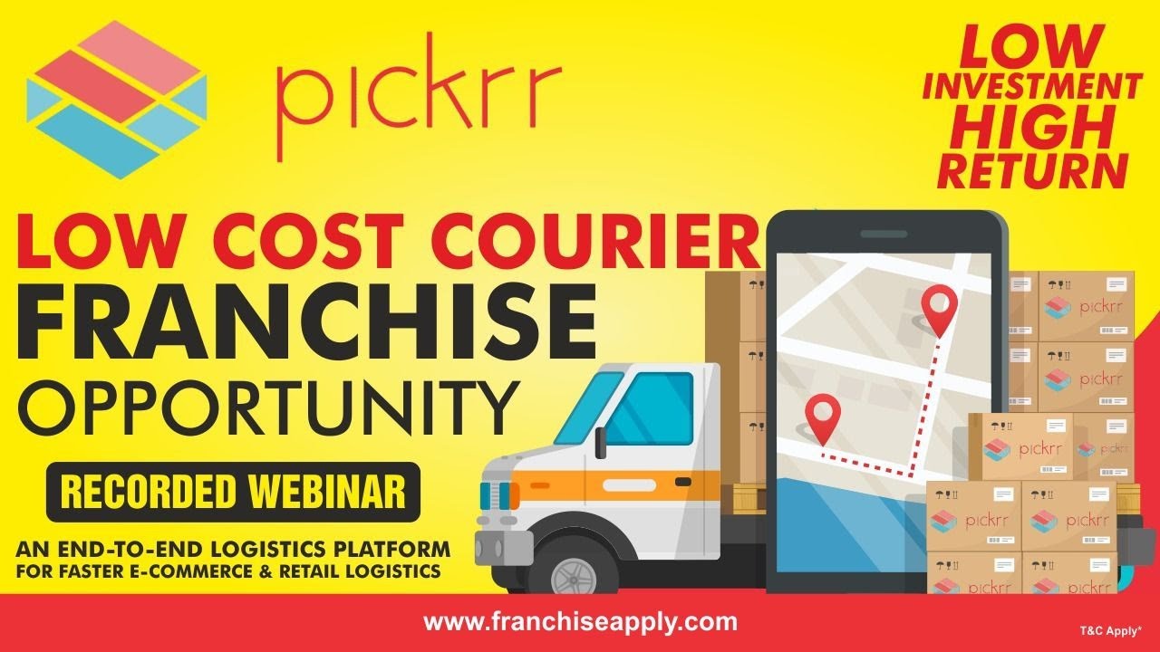 Courier Franchise Opportunity Pickrr Franchise Courier Franchise