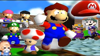 SM64 Bloopers: Mario's STOLEN Hat!