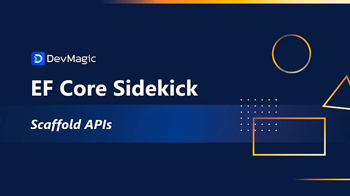 Scaffold APIs | EF Core Sidekick