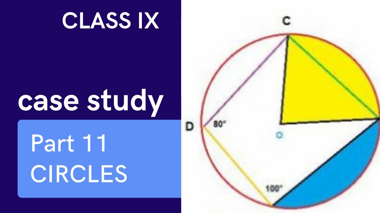 case study for class 9 maths circles