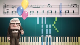 Video thumbnail of "How to play Married Life from Disney's "Up" on piano"