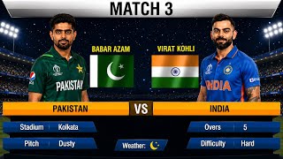 PAK vs IND Match 3 Full Highlights Virat Kohli Destroyed Pakistan 2026 #india #pakistan  #kolkata