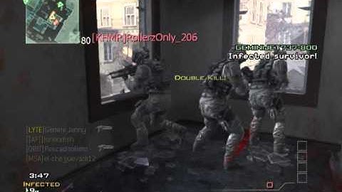 MW3 knife killing spree- Infected