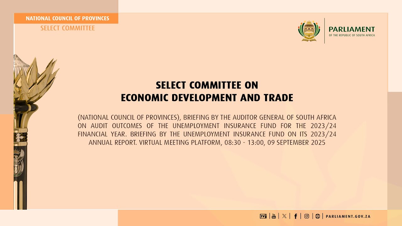 Select Committee on Economic Development and Trade, 09 September 2025 ...