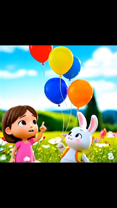 토끼의 여름 선물 🎈 Balon Bahagia! Sharing Smiles! #토끼 #풍선 #여름 #귀여움
