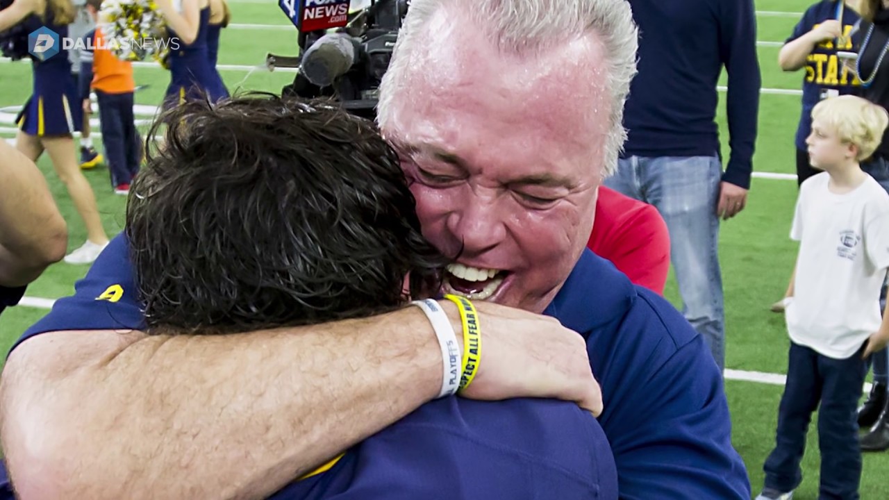 Stephen Jones talks about his son playing quarterback for Highland Park