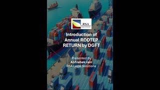 Annual RoDTEP Return (ARR) in DGFT | You Need to Know About RODTEP Return for 2025