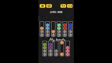 ball sort puzzle level 1030