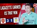 Arsenal 3-1 Aston Villa | Lacazette Earned Us The Win (James)