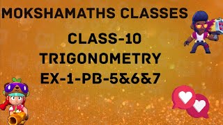 class-10-TrigonometryEx-1-pb-5&6&7##education #trendy ##daily #viral ##guntur #subscribekaro