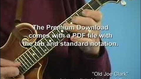 Mandolin: Old Joe Clark Demo