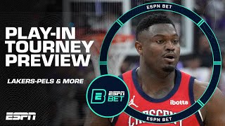 NBA Play-In Preview 👉 Lakers vs. Pelicans, Warriors vs. Kings, Heat vs. 76ers \& more | ESPN BET Live