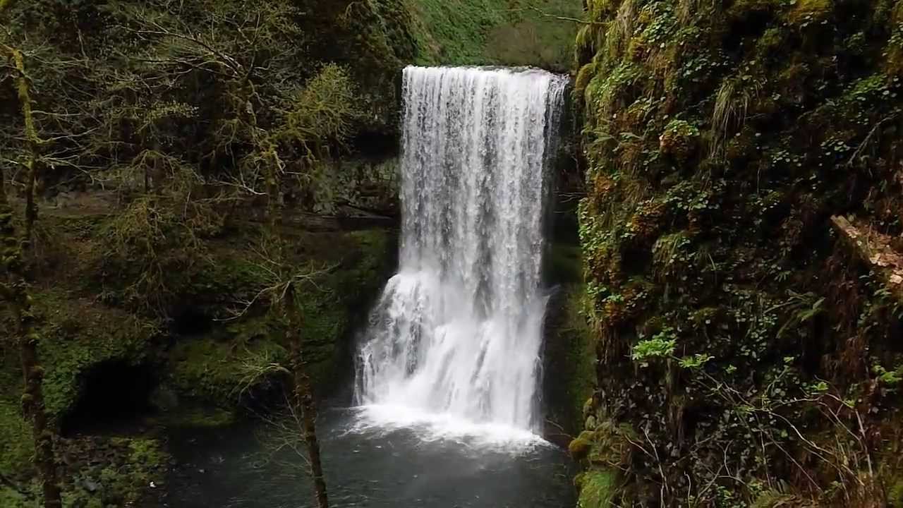 Silver Falls State Park (Protected Site), trail of ten falls loop hike, wat...