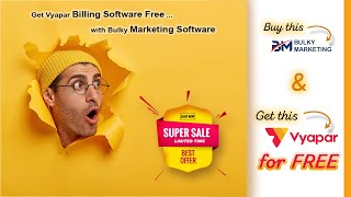 31st December Offer | Free VYAPAR #billingsoftware with #digitalmarketing software screenshot 1