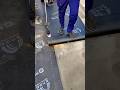 Applying and Aligning Waterproof Membrane Sheets for Durable Surface Protection #shorts