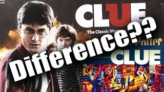 Differences between Clue and Harry Potter Clue