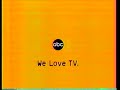 ABC We Love TV Bump 1999 ABC We Love TV Bump 1999