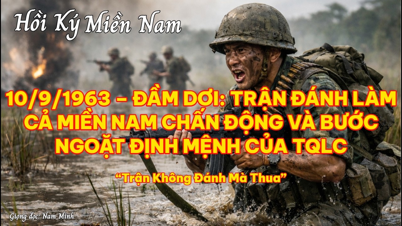 10/9/1963 – ĐẦM DƠI: TRẬN ĐÁNH LÀM CẢ MIỀN NAM CHẤN ĐỘNG VÀ BƯỚC NGOẶT ĐỊNH MỆNH CỦA TQLC