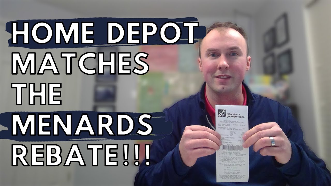 how-to-get-home-depot-to-match-the-menards-rebate-part-two-youtube