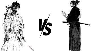 BATTLE MANGA #2 VAGABOND VS LONE WOLF AND CUB, DU SAMOURAÏ, DES DESSINS INCROYABLE !!